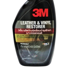 Chai Xịt Dưỡng Bóng và Bảo Vệ Nội Thất Ô Tô 3M Leather & Vinyl Cleaner/Restorer 39040LT 400ml - Nhập khẩu 3M TL