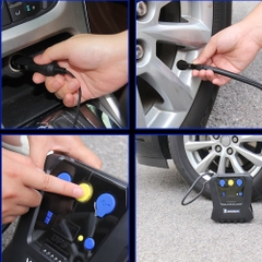 Máy Bơm Lốp Ô tô Michelin 12266 Cao Cấp Đa Năng Tự Ngắt Cho Xe Hơi từ 4 đến 16 chỗ - Hàng Chính Hãng