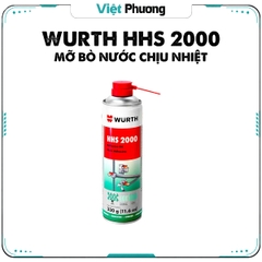 Mỡ Bò Nước Bôi Trơn Chịu Nhiệt Wurth HHS 2000 dạng xịt chai 500ml Nhập Khẩu Chính Hãng CHLB Đức WU-HHS2000