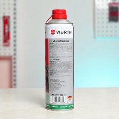 Mỡ Bò Nước Bôi Trơn Chịu Nhiệt Wurth HHS 2000 dạng xịt chai 500ml Nhập Khẩu Chính Hãng CHLB Đức WU-HHS2000