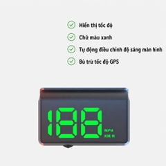Màn Hình Hiển Thị Tốc Độ HUD W1 / M2 / W2 / M2S (GPS, nguồn USB) Cho Mọi Ô Tô Xe Hơi Phiên Bản 2026