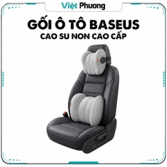 Gối Dựa Lưng Tựa Cổ Ô Tô Xe Hơi Cao Su Non BASEUS ComfortRide Series Cao Cấp Thoáng Khí Chống Đau Lưng