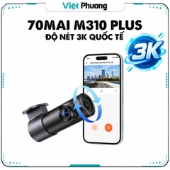 Camera Hành Trình Ô tô 70mai M310 Plus 3K Phiên Bản Mới 2025 QUỐC TẾ Độ Nét Cao (hàng Chính Hãng)