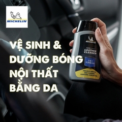 Dung Dịch Chăm Sóc Và Dưỡng Bóng Nội Thất Ô Tô Bằng Da MICHELIN Leather Cleaner 32187 250ml (Hàng Chính Hãng)