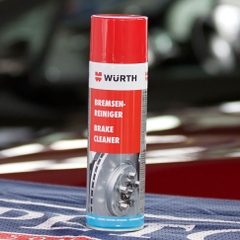 Chai Xịt Vệ Sinh Đĩa Phanh Ô Tô Wurth Brake Cleaner 500ml Tẩy Rửa Làm Sạch Dầu Mỡ Bụi Kim Loại