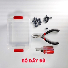 Bộ Dụng Cụ Đinh Vít Vá Lốp Xe Không Săm Khẩn Cấp Cho Ô Tô, Mô Tô, Xe Hơi, Xe Máy (23 chi tiết)