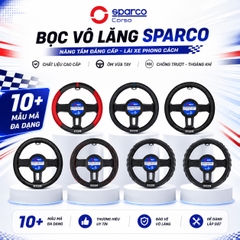 Bọc Vô Lăng Cao Cấp SPARCO Italia Hàng Chính Hãng Kiểu Dáng Thể Thao Chống Trơn Trượt
