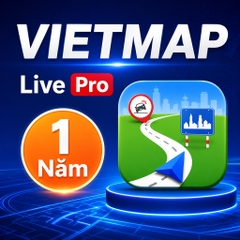 Vietmap Live Pro - Phần Mềm Dẫn Đường, Cảnh Báo Giao Thông Cho Ô Tô Xe Hơi (Bản Quyền Chính Hãng 1 - 2 NĂM)