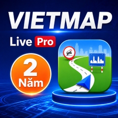 Vietmap Live Pro - Phần Mềm Dẫn Đường, Cảnh Báo Giao Thông Cho Ô Tô Xe Hơi (Bản Quyền Chính Hãng 1 - 2 NĂM)