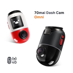 Camera Hành Trình 70mai Dash Cam Omni X200 Giám Sát Từ Xa Bằng Mạng 4G, Điều Khiển Xoay 360 Độ