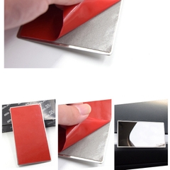 Gương Trang Điểm Ô Tô Cao Cấp Bằng Thép Không Gỉ Dán Tấm Chắn Sáng hoặc Sau Ghế Xe Hơi