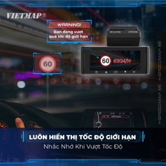 Camera Hành Trình VIETMAP SpeedMap M1 Cảnh Báo Giao Thông Bằng Hình Ảnh và Giọng Nói Ghi Hình Trước Sau