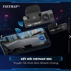 Camera Hành Trình VIETMAP SpeedMap M1 Cảnh Báo Giao Thông Bằng Hình Ảnh và Giọng Nói Ghi Hình Trước Sau