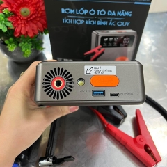 Bộ Kích Nổ Ô Tô Kiêm Bơm Lốp Đa Năng VIETMAP DK-MF139 Cao Cấp Kiêm Sạc Dự Phòng (mẫu mới 2024)