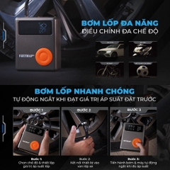 Bộ Kích Nổ Ô Tô Kiêm Bơm Lốp Đa Năng VIETMAP DK-MF139 Cao Cấp Kiêm Sạc Dự Phòng (mẫu mới 2024)