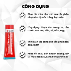 Chất Nhuộm Phục Hồi Nhựa Màu Đen WURTH Plastic Dyer Plast-PT 75ml (hàng chính hãng)