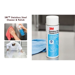 Chai Xịt Vệ Sinh Và Đánh Bóng Bề Mặt Kim Loại, Inox 3M Stainless Steel Cleaner & Polish 14002