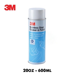 Chai Xịt Vệ Sinh Và Đánh Bóng Bề Mặt Kim Loại, Inox 3M Stainless Steel Cleaner & Polish 14002