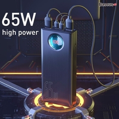 Pin Sạc Dự Phòng Công Suất Cao Baseus Amblight Quick Charge 30000mAh (hỗ trợ PD 65W) Cho Smartphone, Laptop