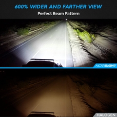 Đèn Pha, Cos LED Ô Tô Xe Hơi Siêu Sáng Cao Cấp NovSight N62 Ultra Series 22.000LM 6500K Chân H4 H7 H11 9005 9006