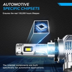 Đèn Pha, Cos LED Ô Tô Xe Hơi Siêu Sáng Cao Cấp NovSight N62 Ultra Series 22.000LM 6500K Chân H4 H7 H11 9005 9006