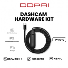 Bộ Dây Nguồn Xe Hơi Hardwire Kit cho Camera Hành Trình DDPai Mini Pro/ Mini 5/ Z40 Điện áp đầu vào 12V/24V