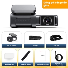 Camera Hành Trình Ô Tô DDPai Dash Cam Mini 5 Độ Phân Giải 4K Tích Hợp GPS Bộ Nhớ eMMC 64GB BH Chính Hãng 12th
