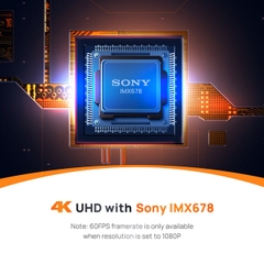 Camera Hành Trình 70mai A810S Ghi Hình Đồng Thời 2 Kênh Trước Sau 4K UHD HDR (Bản Quốc Tế)