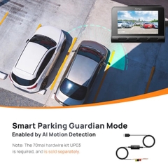 Camera Hành Trình 70mai A810 Ghi Hình Đồng Thời 2 Kênh Trước Sau Chất Lượng 4K UHD HDR (Phiên Bản Quốc Tế)