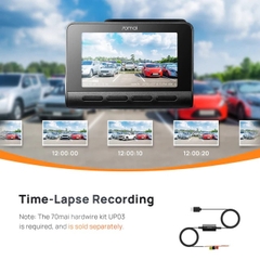 Camera Hành Trình 70mai A810 Ghi Hình Đồng Thời 2 Kênh Trước Sau Chất Lượng 4K UHD HDR (Phiên Bản Quốc Tế)