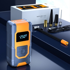 Máy Bơm Lốp Ô Tô Xe Máy Mini Dùng Pin CAO CẤP Suitu ST-9621 Tự Động Ngắt Theo Áp Suất Cài Đặt (phiên bản 2023)