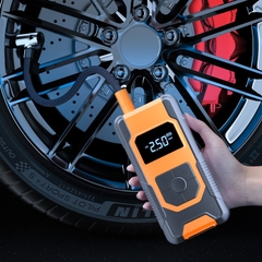 Máy Bơm Lốp Ô Tô Xe Máy Mini Dùng Pin CAO CẤP Suitu ST-9621 Tự Động Ngắt Theo Áp Suất Cài Đặt (phiên bản 2023)