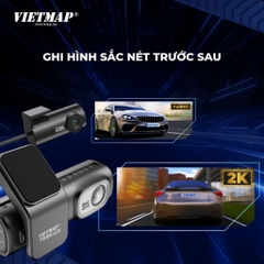 Camera Hành Trình VIETMAP TS-2K Lite Độ Phân Giải 2K Tích Hợp GPS Tặng Bản Quyền Vietmap Live 1 Năm