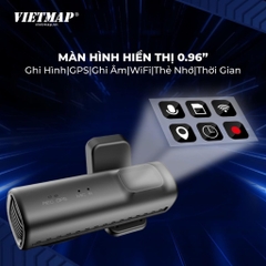 Camera Hành Trình VIETMAP TS-2K Lite Độ Phân Giải 2K Tích Hợp GPS Tặng Bản Quyền Vietmap Live 1 Năm