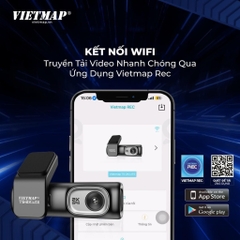 Camera Hành Trình VIETMAP TS-2K Lite Độ Phân Giải 2K Tích Hợp GPS Tặng Bản Quyền Vietmap Live 1 Năm