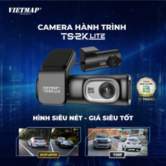 Camera Hành Trình VIETMAP TS-2K Lite Độ Phân Giải 2K Tích Hợp GPS Tặng Bản Quyền Vietmap Live 1 Năm