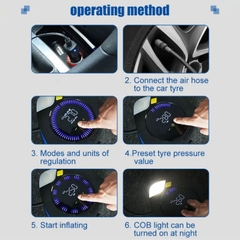 Máy Bơm Lốp Ô tô MICHELIN M2202 Cao Cấp Đa Năng Tự Ngắt Cho Xe Hơi từ 4 đến 16 chỗ - Hàng Chính Hãng