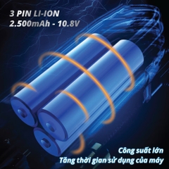 Máy Bơm Lốp Xe Ô Tô MICHELIN 17903 PIN SẠC 2 PISTON Đa Năng Cao Cấp Tự Động Ngắt (HÀNG CHÍNH HÃNG)