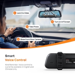 Camera Hành Trình Ô tô Kẹp Gương 70mai Rearview Dash Cam S500 (Màn hình cảm ứng, ra lệnh giọng nói)