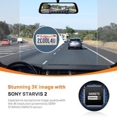 Camera Hành Trình Ô tô Kẹp Gương 70mai Rearview Dash Cam S500 (Màn hình cảm ứng, ra lệnh giọng nói)