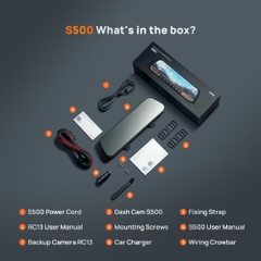 Camera Hành Trình Ô tô Kẹp Gương 70mai Rearview Dash Cam S500 (Màn hình cảm ứng, ra lệnh giọng nói)