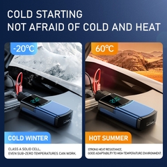 Bộ Kích Nổ Ô Tô Kiêm Bơm Lốp Đa Năng Buwei Cao Cấp Sạc Dự Phòng 12.000mAh (hàng chính hãng)