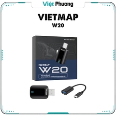 Vietmap W20 - Bộ Chuyển Đổi Kết Nối Apple Carplay + Android Auto Không Dây Cho Ô Tô Xe Hơi