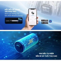 Camera Hành Trình VIETMAP S720 độ phân giải 4K Cảnh Báo Giao Thông, Điều Khiển Giọng Nói