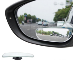 Gương Cầu Xóa Điểm Mù Ô Tô Xe Hơi LOẠI TỐT Hình Tròn, Oval, Chữ Nhật, Rẻ Quạt Xoay 360 Độ