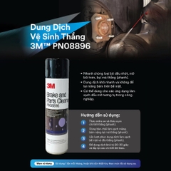 Chai Xịt Vệ Sinh Làm Sạch Bố Thắng Ô Tô, Xe Máy 3M PN08896 Brake and Parts Cleaner (chai 600ml)