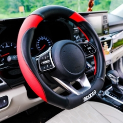 Bọc Vô Lăng Cao Cấp SPARCO DCUT cho Vinfast VF3, VF5, VF6, VF7, VF8, VF9, Sonet, Seltos, XL7, ...