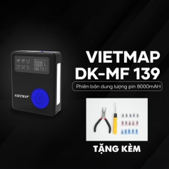 Bộ Kích Nổ Ô Tô Kiêm Bơm Lốp Đa Năng VIETMAP DK-MF139 Cao Cấp Kiêm Sạc Dự Phòng (mẫu mới 2024)