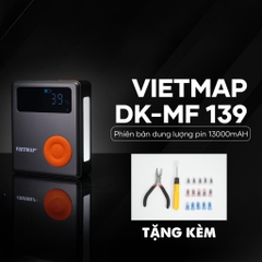 Bộ Kích Nổ Ô Tô Kiêm Bơm Lốp Đa Năng VIETMAP DK-MF139 Cao Cấp Kiêm Sạc Dự Phòng (mẫu mới 2024)