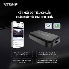 Camera Hành Trình VIETMAP SpeedMap M2 Cảnh Báo Giao Thông Bằng Giọng Nói, Giám Sát Xe Từ Xa 4G